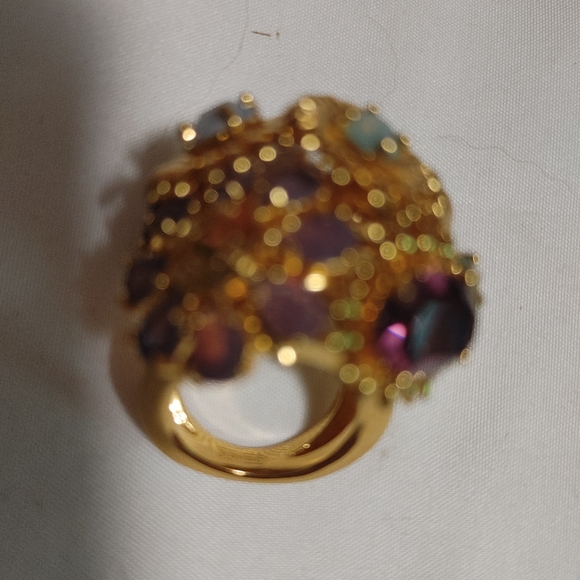 Original Coach flower and gem ring - Picture 3 of 5